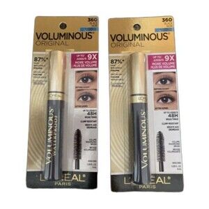 L'oreal mascara 2 new Voluminous Original Waterproof Mascaras - Black - 360